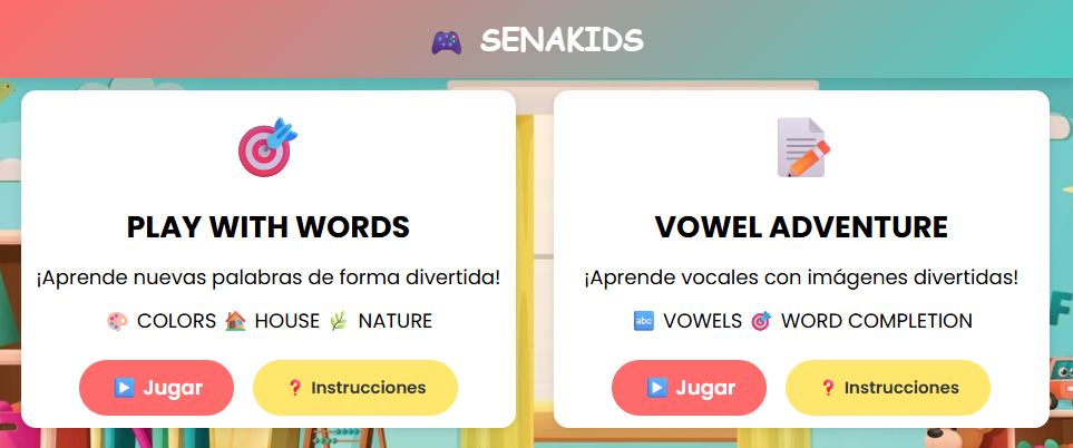 SENA Kids - Juegos Infantiles de Inglés